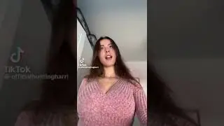 Sexy German woman modeling lavender sweater #asmr #trending #fashion