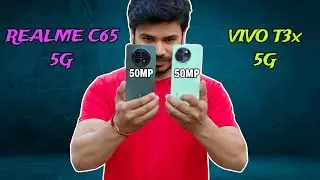 Realme C65 5G Vs Vivo T3x 5G Full Detailed Comparison 🔥💯📸 50MP Vs 50MP