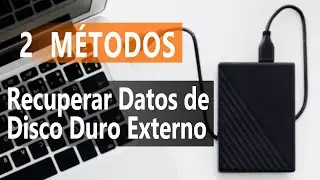 ✅ 2 Maneras para Recuperar Archivos del Disco Duro Externo | 2024