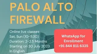 Palo Alto Firewall live class | configure security policy in palo alto | zones