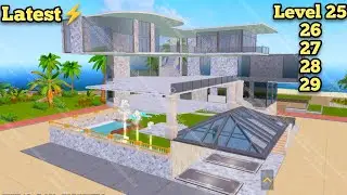 new🥰 home design for level 25 to 29 home Pubg Mobile with swimming pool | level 25 home design Pubgm