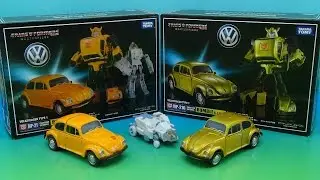 MASTERPIECE BUMBLEBEE AND GOLDBUG TRANSFORMERS TOY REVIEW