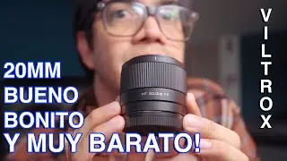 Probando el NUEVO LENTE 20mm de Viltrox!! Vale la pena? Menos de $200 😱