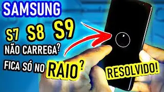 Samsung S7, S8, S9 não carrega, fica só no raio? Faça isso antes que seja tarde! SIMPLES.