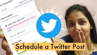 How to schedule a post on Twitter