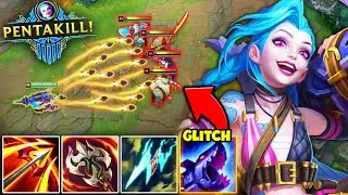 JINX BUT MY ROCKETS SPLASH 3 TIMES AND LOOKS LIKE A GLITCH (PENTAKILL!)