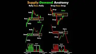 Supply / Demand Anatomy #technicalanalysis #trading