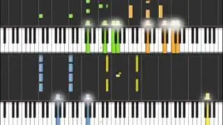 (Synthesia Piano) Fuego by Bond, Four hands on two distinct keyboard