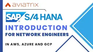 SAP S4/HANA 101 For Network Engineers and Architects - Aviatrix ACE-SAP Training