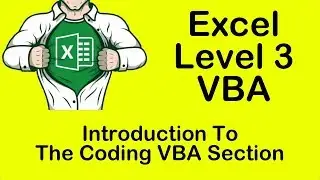 Excel VBA Introduction To The Coding VBA Section