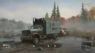 Snow Runner Hard Mode - Rescue the White Western Star with the Kodiak C70!