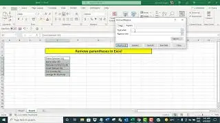 Remove parentheses (brackets) in Excel