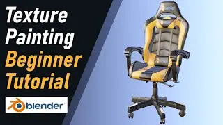 Blender Tutorial - Texture Painting Gaming Chair