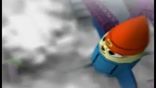 PaRappa's space launch, but the background song is mine oddity