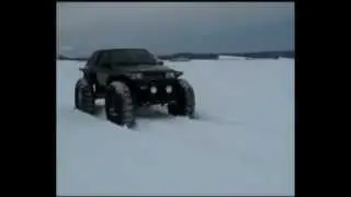 Ваз 2108 на шинах низкого давления \ Homemade ATV \ meanwhile in Russia