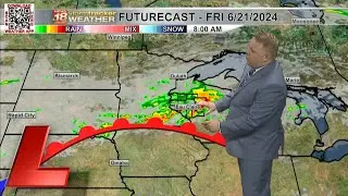 Multiple waves of rain and storms expected through Saturday; threat for heavy rain and some severe