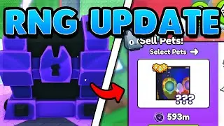 This BROKE The RNG PART 2 UPDATE In PET SIMULATOR 99! SELL PETS! And MUCH MORE!