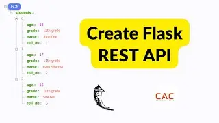 Creating REST APIs with Flask: Retrieve Student Information by Roll Number