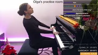 Robert Schumann "Faschingschwank aus Wien"  op. 26 Olga Scheps Twitch live stream Konzert