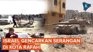 Militer Israel Intensifkan Pemboman di Rafah, Paksa Warga Palestina Mengungsi