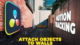 Attach Objects to Walls and Ground in Davinci Resolve | 3D Motion Tracking