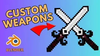 Custom Weapons - Minecraft Animation Tutorial