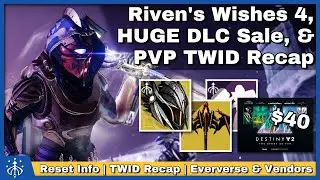 HOT Eververse Items, BIG PVP Rework, and DLC Sale | Destiny 2 Weekly Reset