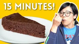 15 minutes & 3 Ingredients | Chocolate Oblivion Truffle Torte