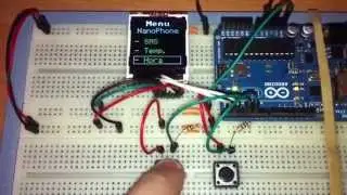 Arduino Project Menu Selections uLCD 144