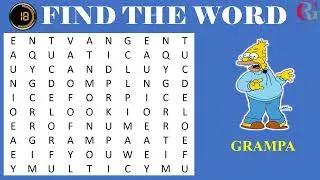 Word Game | Word Search | Puzzle | Find the Hidden Words | Word search finder | Find Words #3