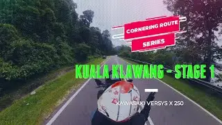 Best Cornering Route: Klawang Stage 1 | Versys X 250 Cornering | Insta360 4K Ultra HD