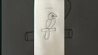 How to draw Bird from Number 22  || very Easy bird drawing ideas