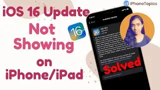 Solved: iOS 16 Update Not Showing on iPhone/iPad