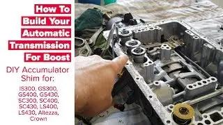 How to make the A650e hold power! Building your Lexus IS300 Auto Transmission on a budget! DIY Video