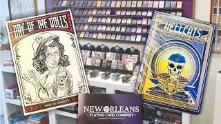 Unboxing Hellcats & Day of Dolls decks from NOLA Playing Card Co *Plus LIVE Giveaway!