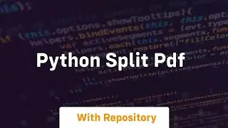 python split pdf