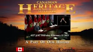 HiMY SYeD - Canadian Heritage Minute, Predicting A Disaster, Queen's Park, Ontario, February 11 2021