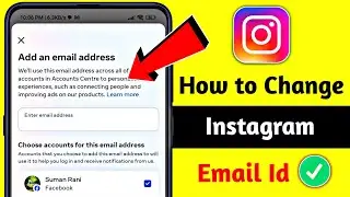 Instagram Par Email ID Kaise Change Kare | How To Change Instagram Email Id 2024