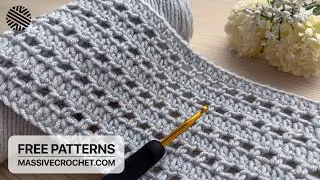 SUPER EASY Crochet Pattern for Beginners!⚡️👌 Crochet Stitch for Baby Blanket & Bag