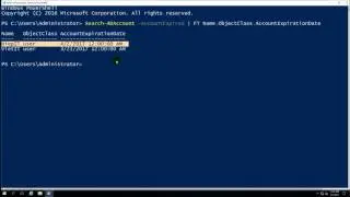 Using PowerShell - Get all users are expired in domain