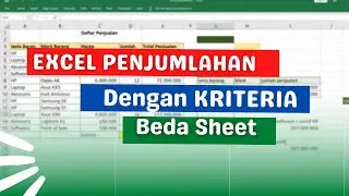 Rumus Excel Penjumlahan Beda Sheet Dengan Kriteria