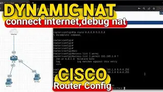 cara setting dynamic nat, cara konfigurasi nat pada router cisco, setting dynamic nat overload cisco