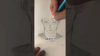 HOW TO DRAW THICK HAIR FAST‼️-traditional art 