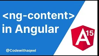 Angular Tutorial | ng-content | content projection