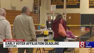 Early voter affiliation deadline