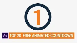 Top 20 Free Animated Countdown Templates | Free After Effects Template
