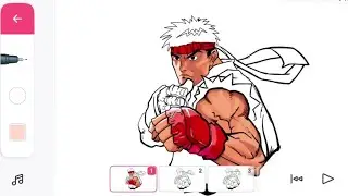 Ryu - Street Fighter / animation on flipaclip