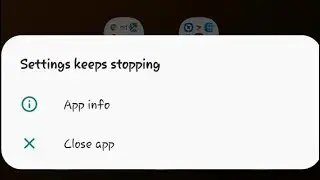 settings keeps stopping samsung a01, a03 core , a51, m01 core | fix Settings keeps stopping problem