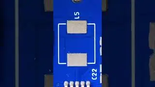 Manual assembly SMD components to PCB with solder paste and soldering with hot air.