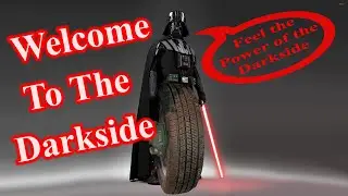 Welcome To The Darkside! - 1st Ride With A Car Tire On My Honda Goldwing